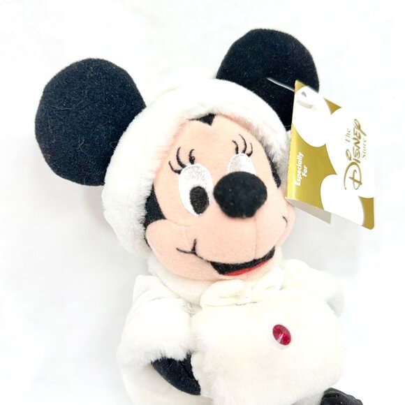Disney Store Minnie Mouse Plush Winter Outfit - January Birthstone - Picture 2 of 8